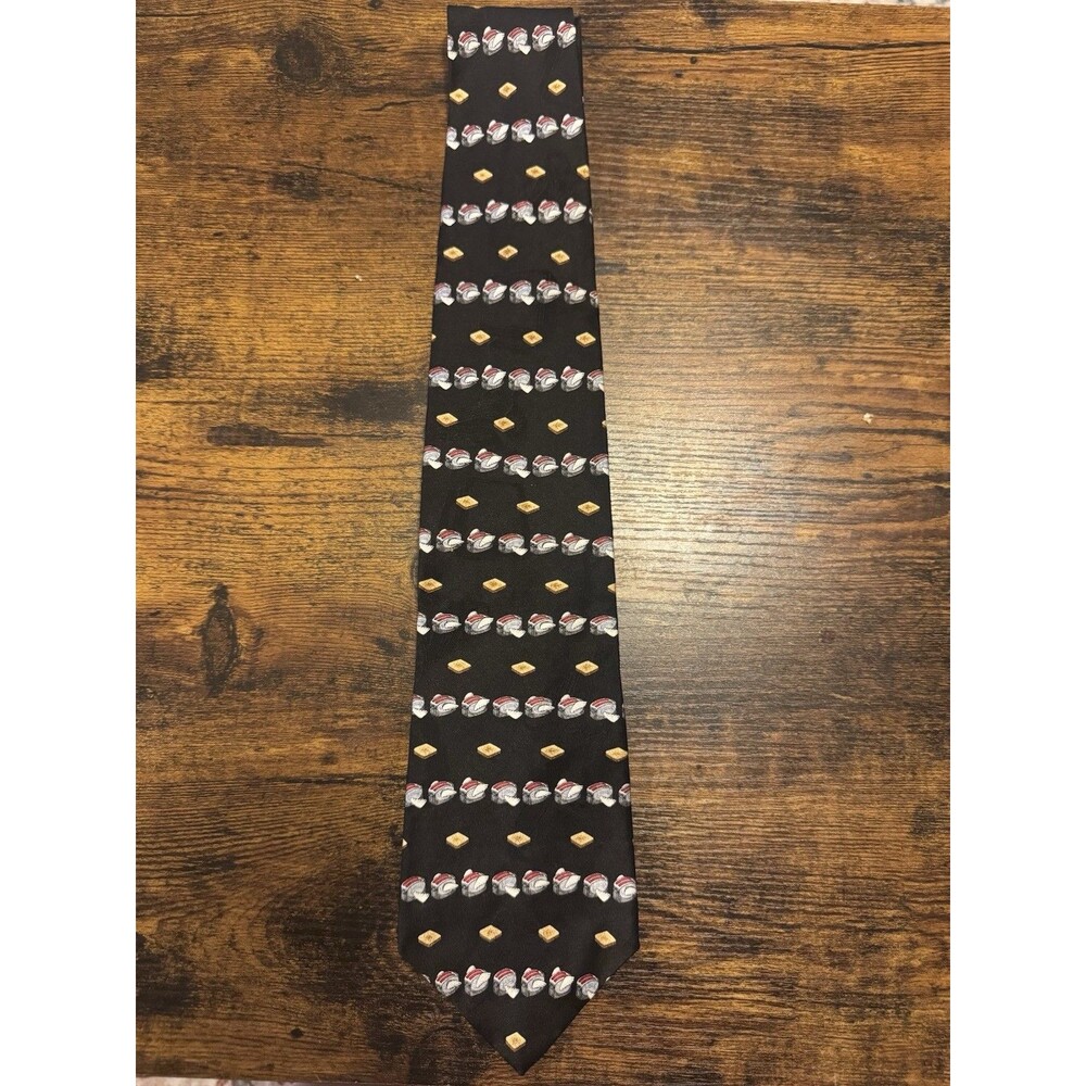 Vintage After Dark Flying Toaster Novelty 100% Silk Men's Neck Tie